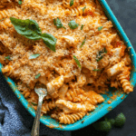 Chicken Parmesan Pasta Casserole