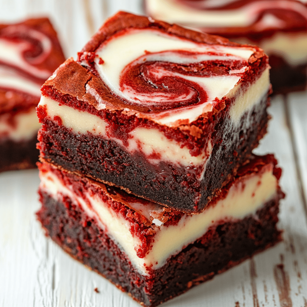 Red Velvet Cheesecake Brownies
