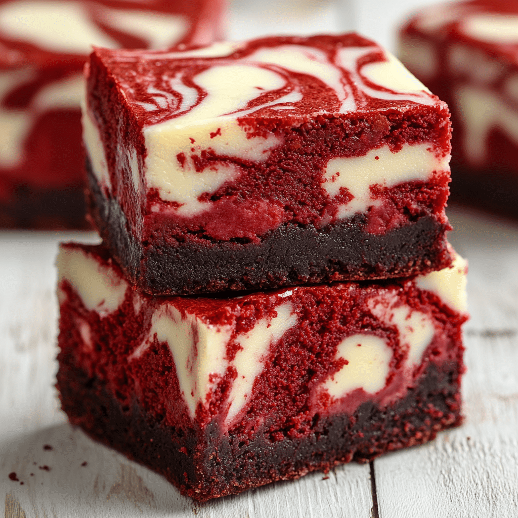 Red Velvet Cheesecake Brownies