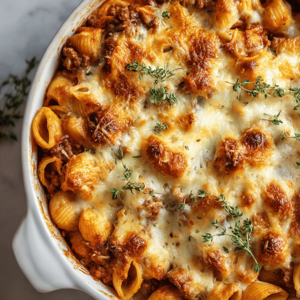 Hearty Beef Lombardi Casserole