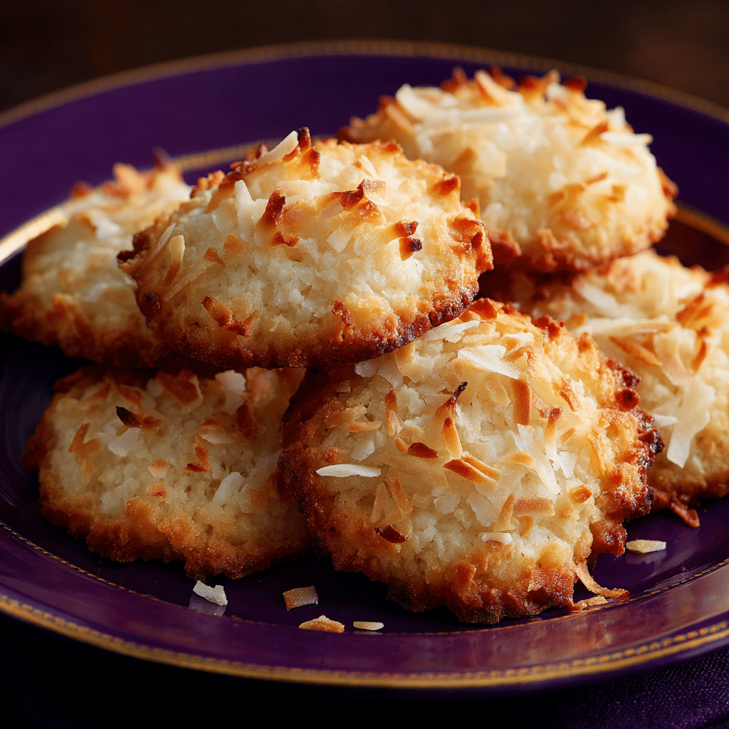 Toasted Coconut Shortbread Cookies