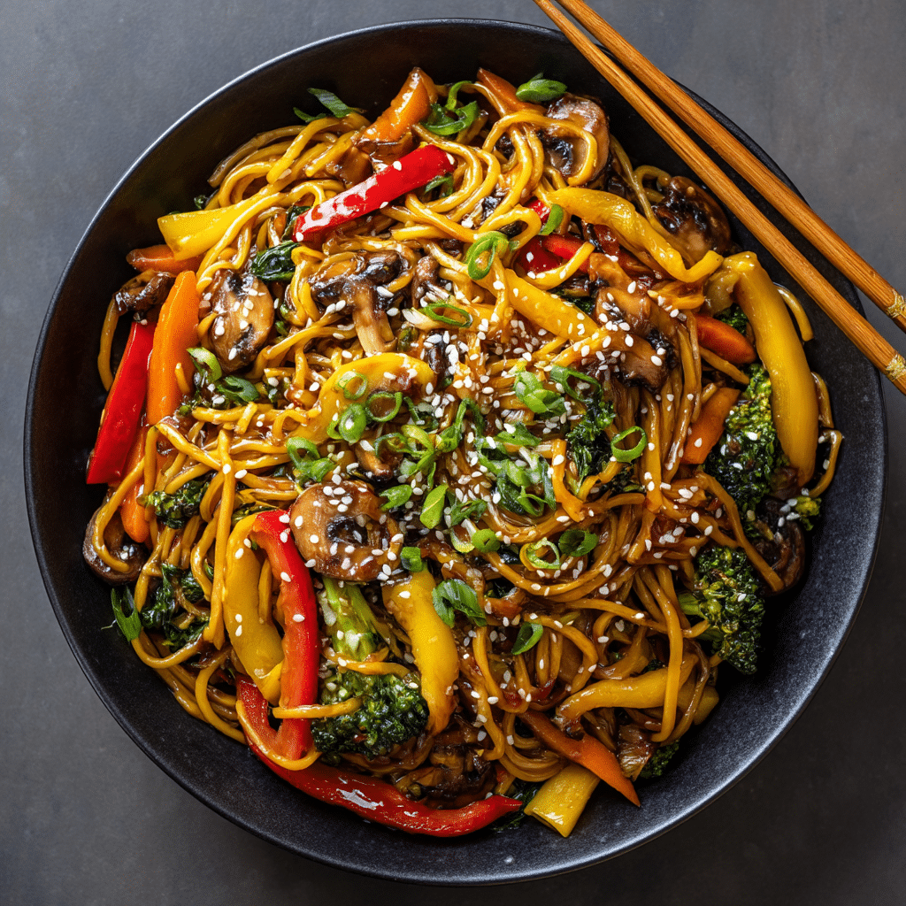 Quick & Easy Vegetable Lo Mein