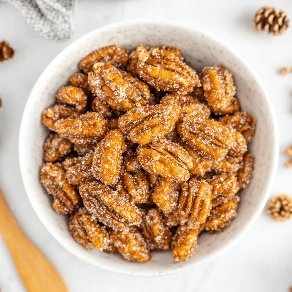 Air Fryer Candied Pecans
