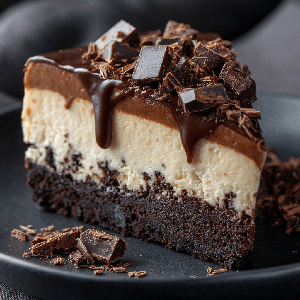 German Chocolate Cheesecake