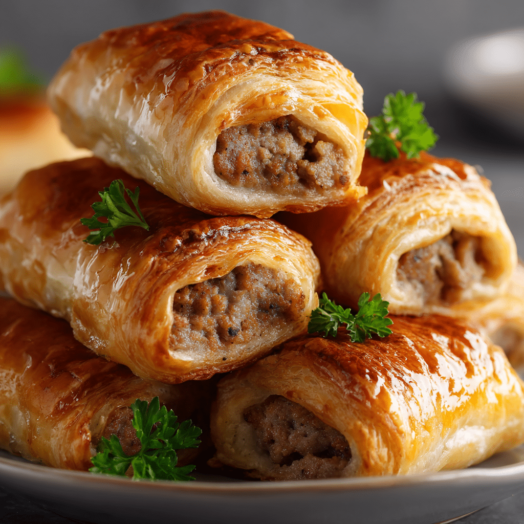 Savory French Onion Sausage Rolls
