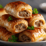 Savory French Onion Sausage Rolls