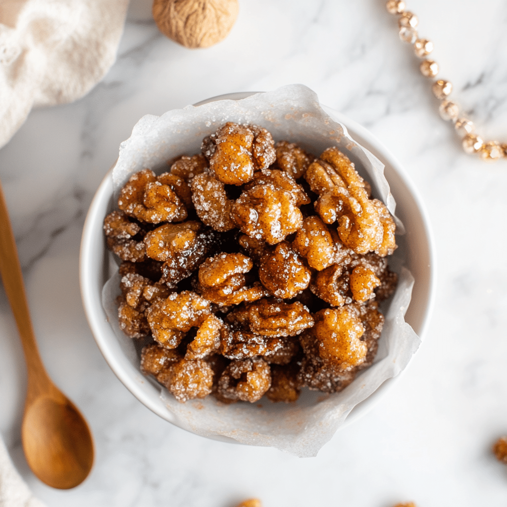 Air Fryer Candied Pecans