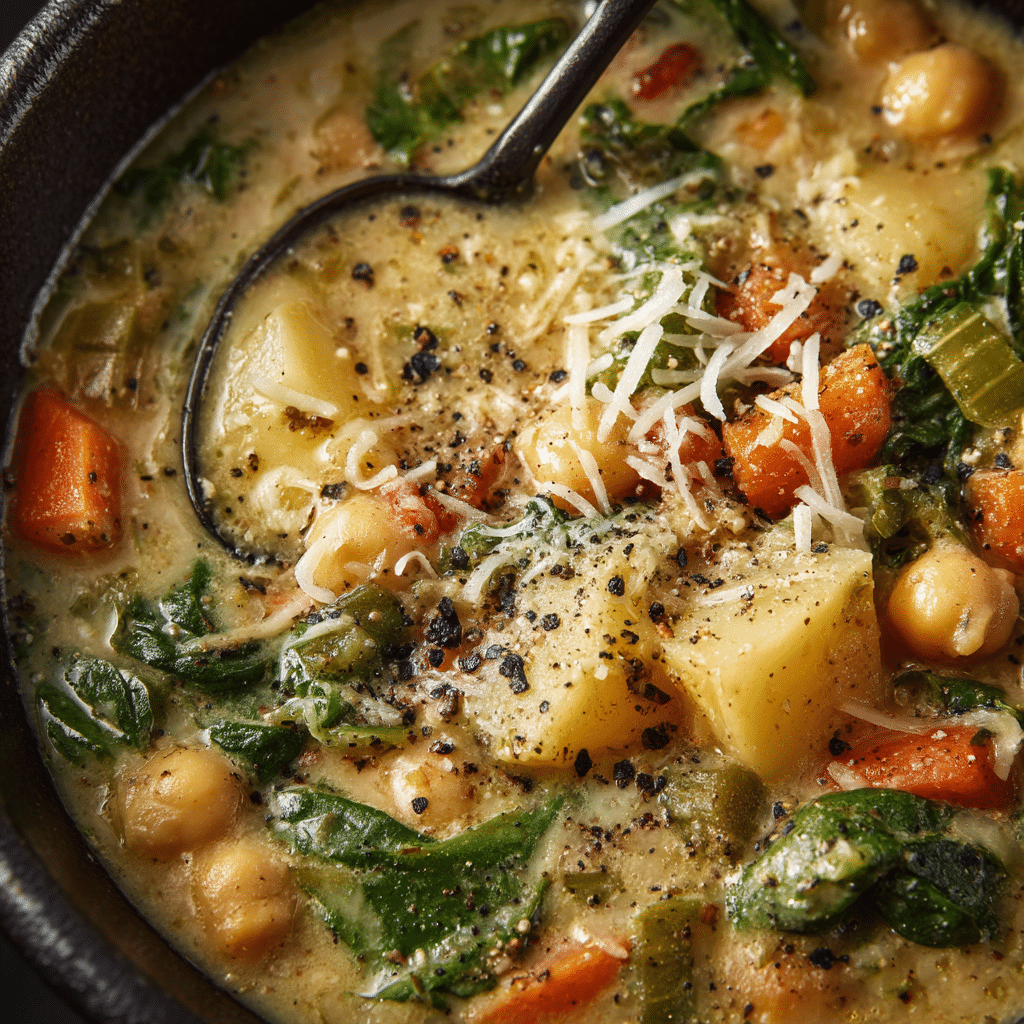 Deliciously Creamy Parmesan Tuscano Soup