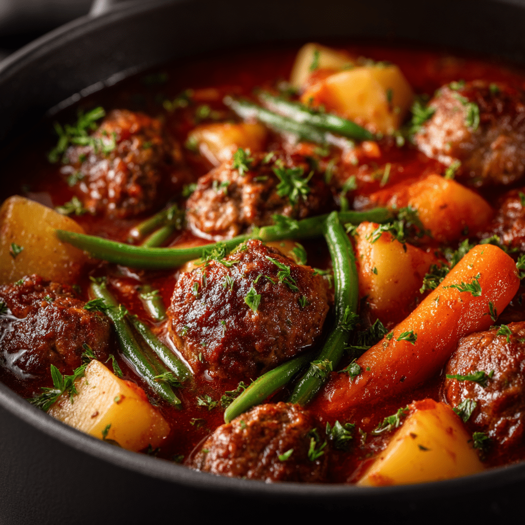 Hearty Meatball Stew Recipe