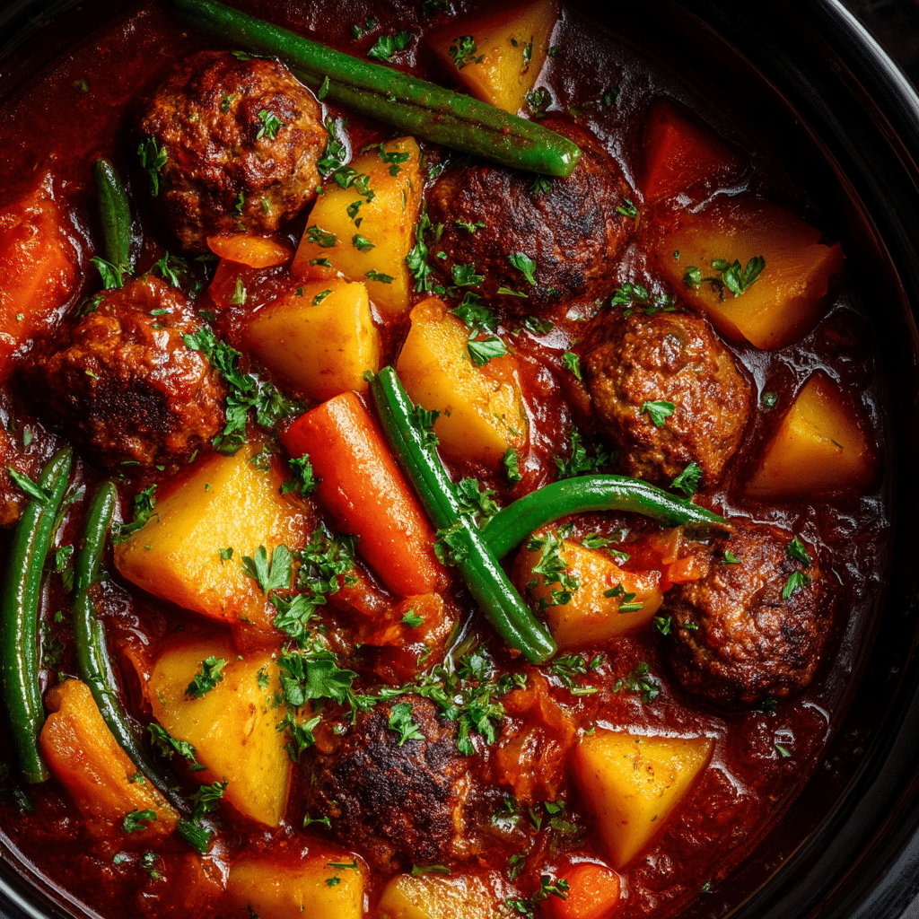 Hearty Meatball Stew Recipe