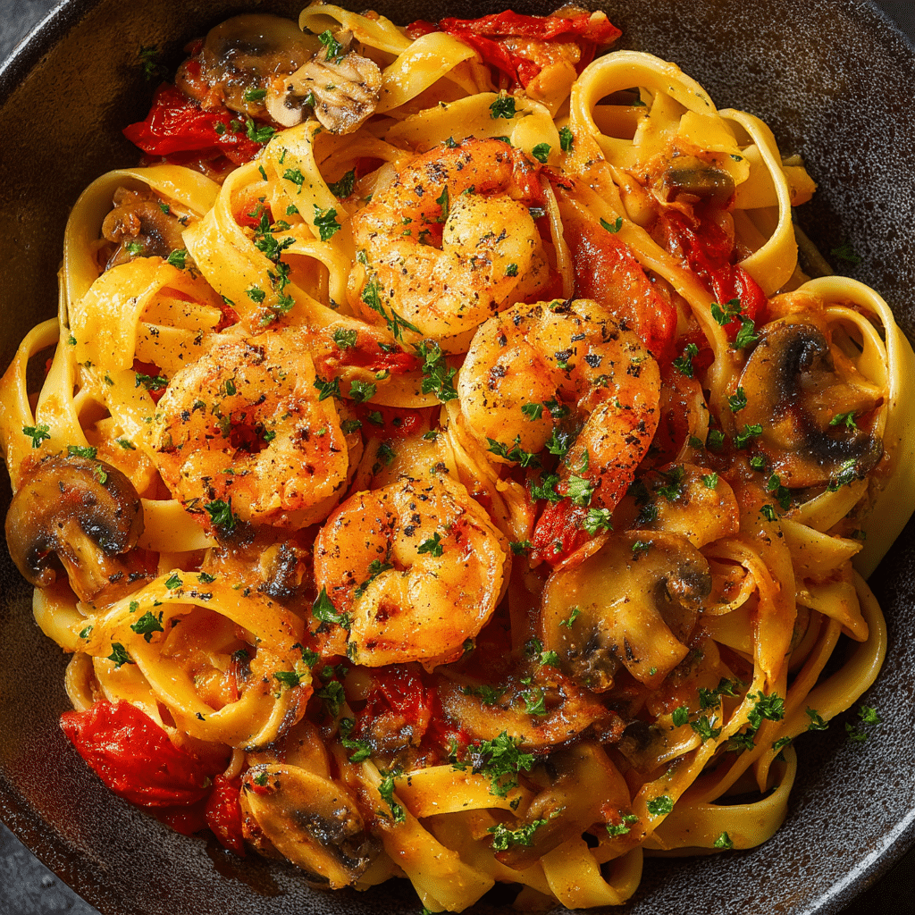 Seafood Pasta in Creamy Sauce