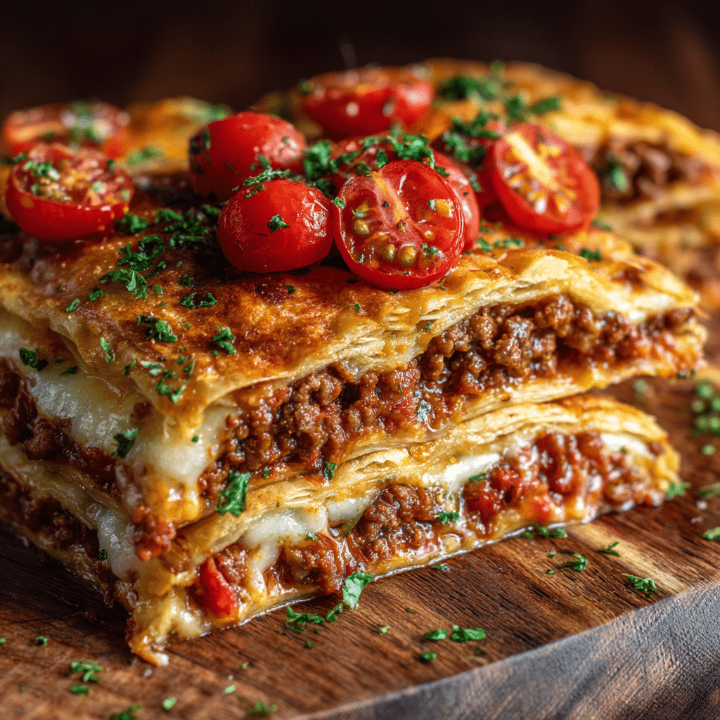 Easy Beef Pizza Pie
