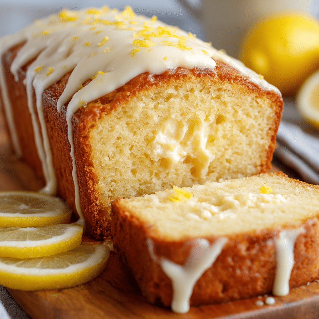 Decadent Lemon Cream Cheese Bread