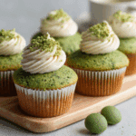 Fluffy Matcha Muffins