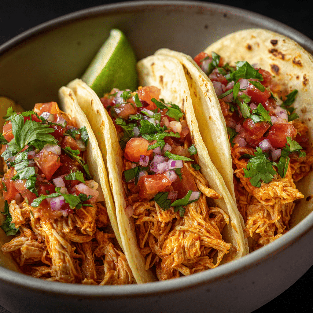 Ultimate Shredded Chicken Tacos