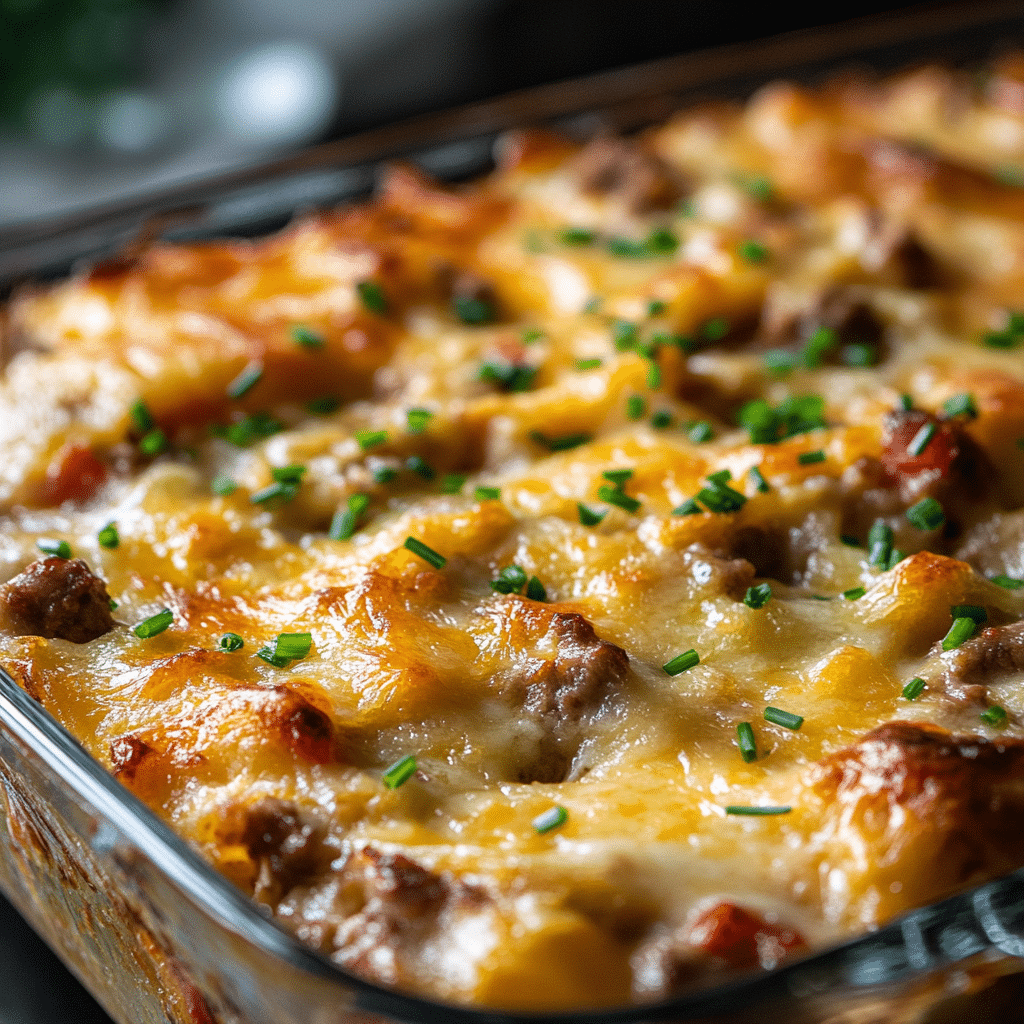 Easy Philly Cheese Steak Casserole Recipe