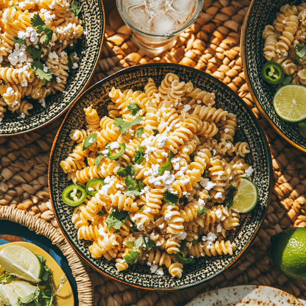 Elote Pasta Salad (Street Corn Pasta Salad)