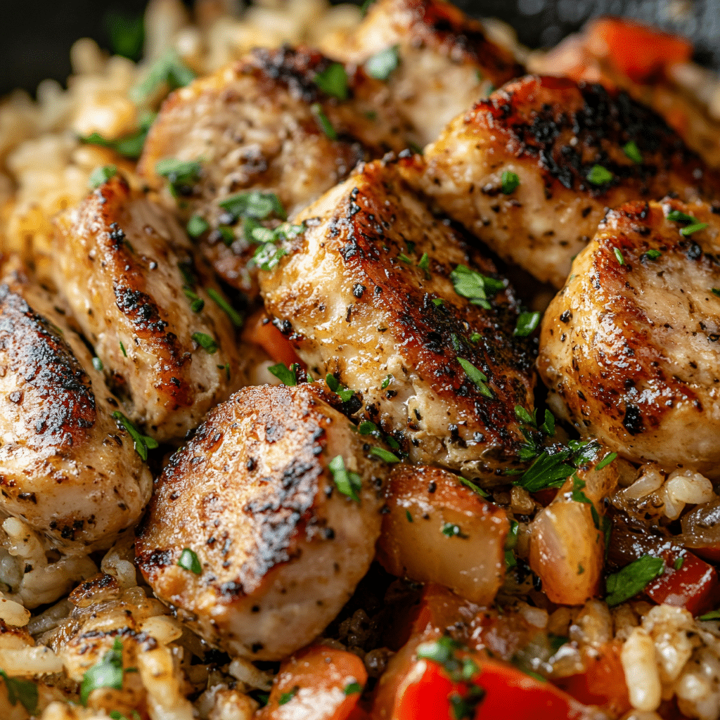 Quick Chicken & Sausage Jambalaya