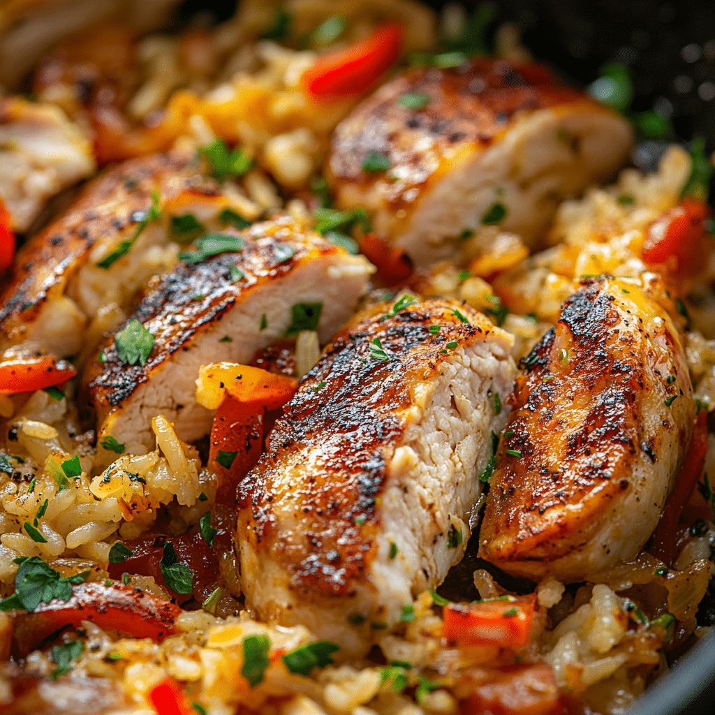 Quick Chicken & Sausage Jambalaya