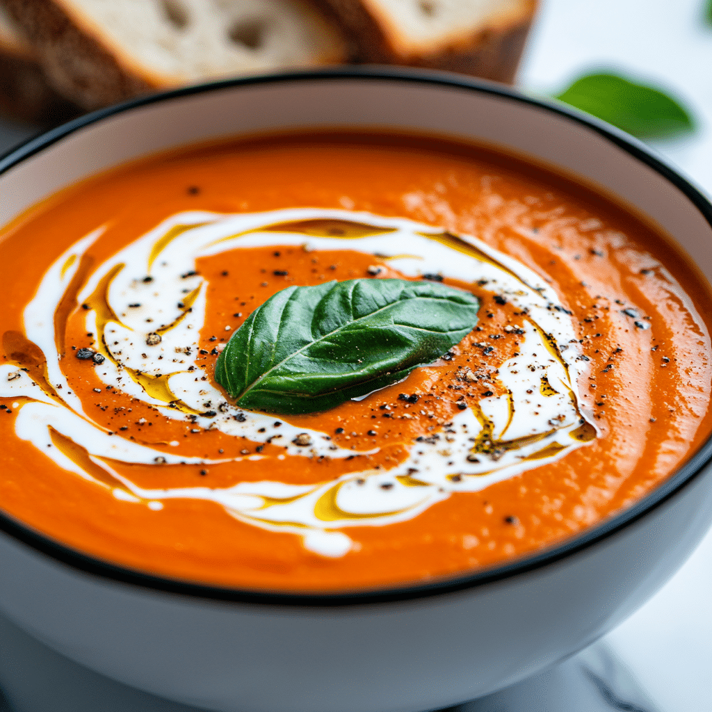 Roasted Red Pepper Soup: A Creamy Comfort in Every Spoon