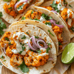 Spicy Buffalo Cauliflower Tacos