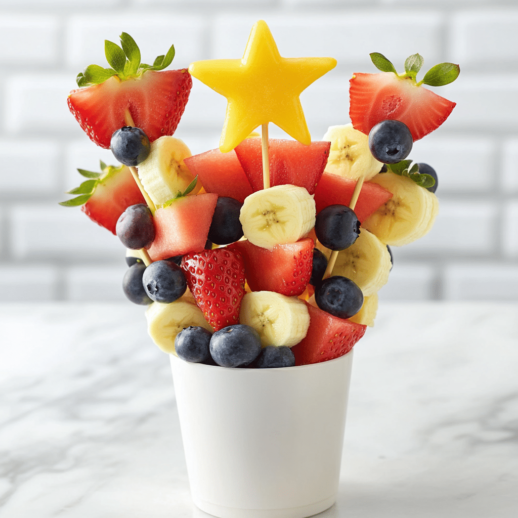 Fresh Fruit Skewers