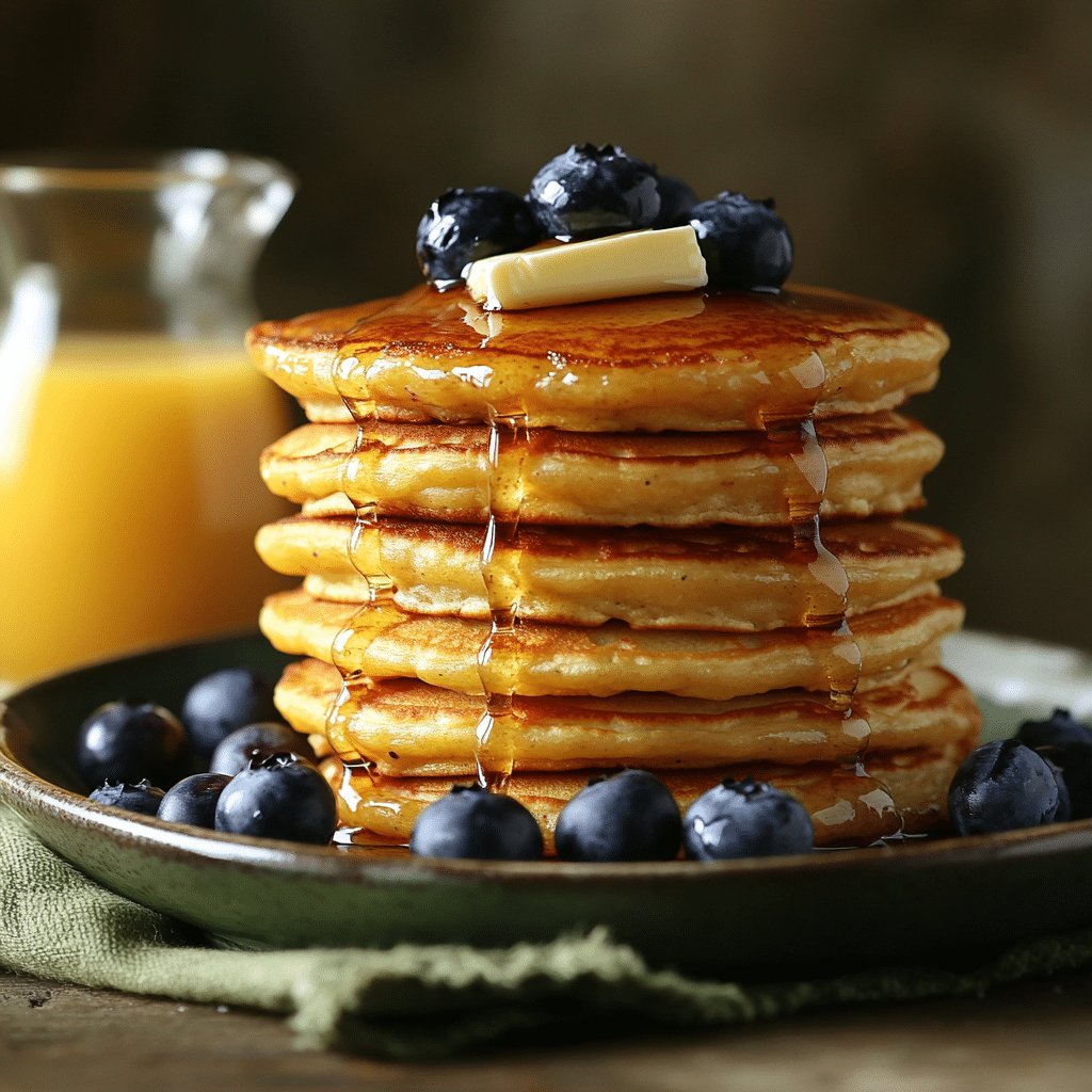 Fluffy Protein Pancakes without Protein Powder
