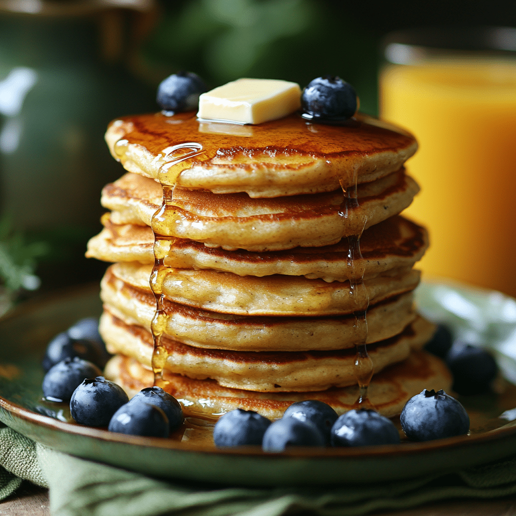 Fluffy Protein Pancakes without Protein Powder