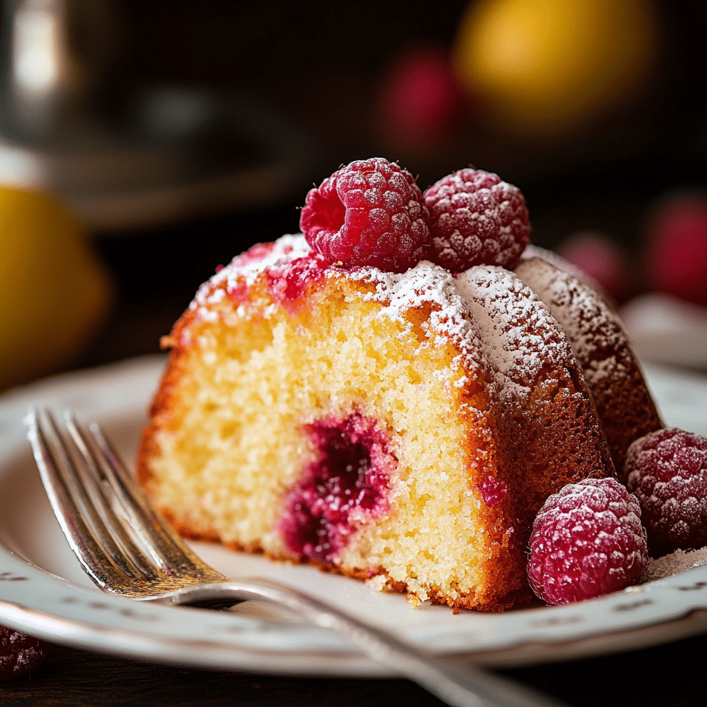 Zucchini Raspberry Cake