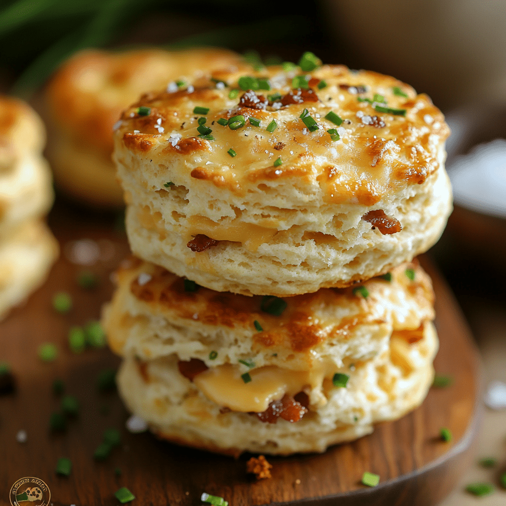Breakfast Protein Biscuits with Ham and Cheddar
