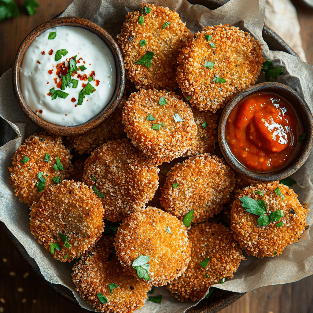 Cauliflower Chicken Nuggets with Dijon Honey Mustard Dip