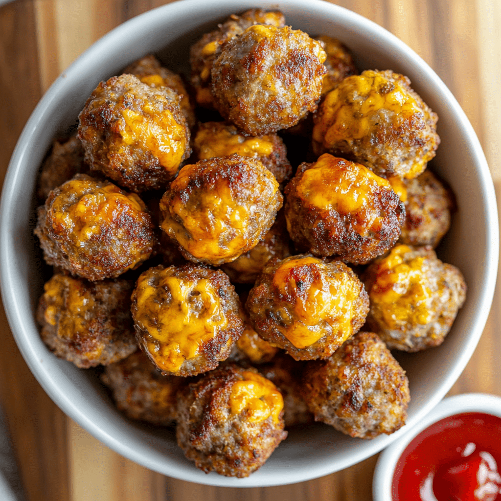 Cheesy Sausage Balls