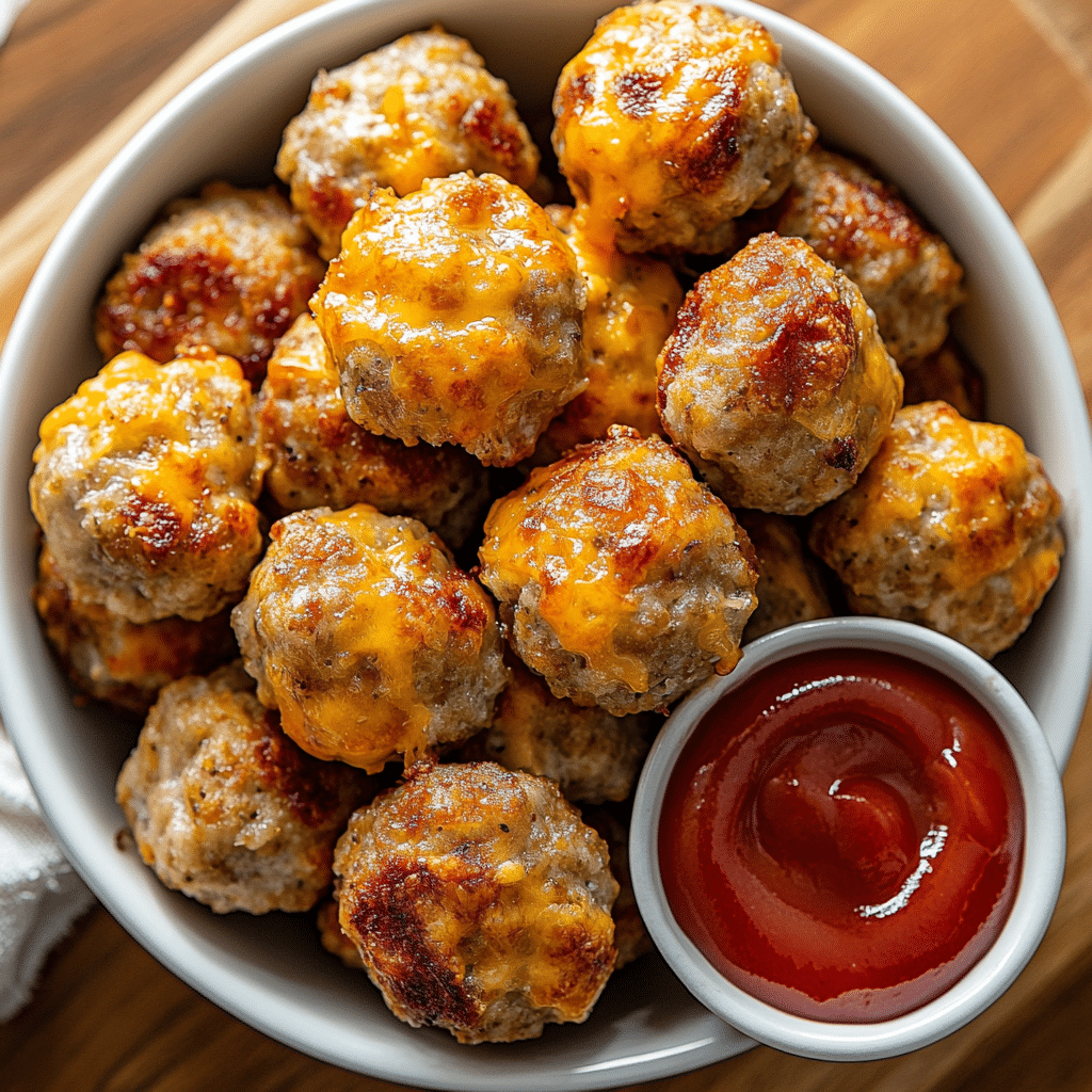 Cheesy Sausage Balls