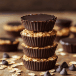 No Bake Peanut Butter Oat Cups (4 Ingredients!)