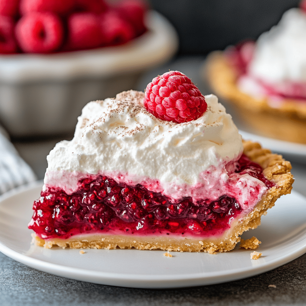 No-Bake Raspberry Pie