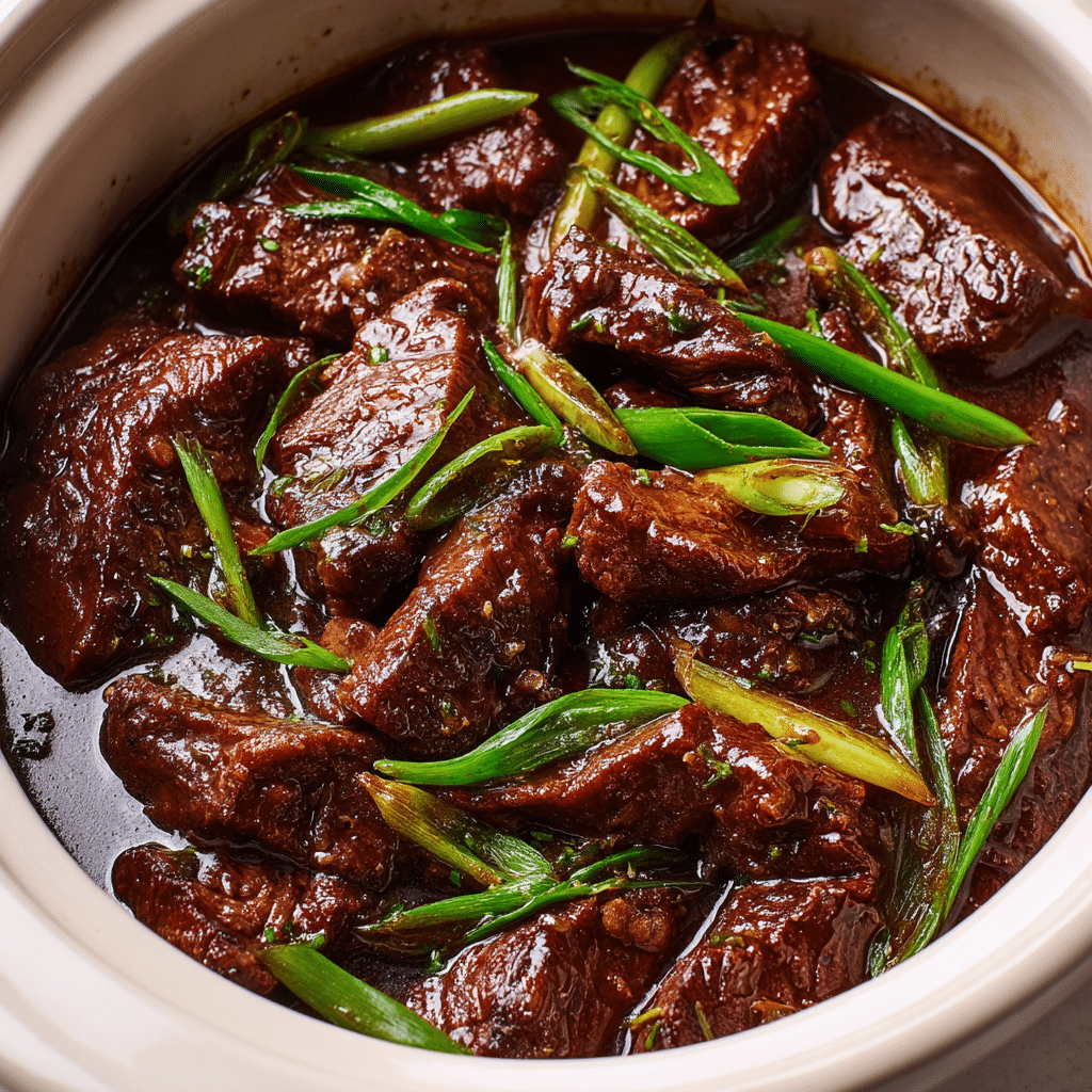Slow Cooker Mongolian Beef