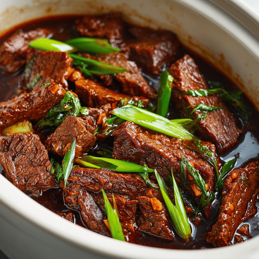 Slow Cooker Mongolian Beef