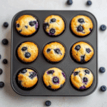 Healthy Blueberry Oatmeal Muffins