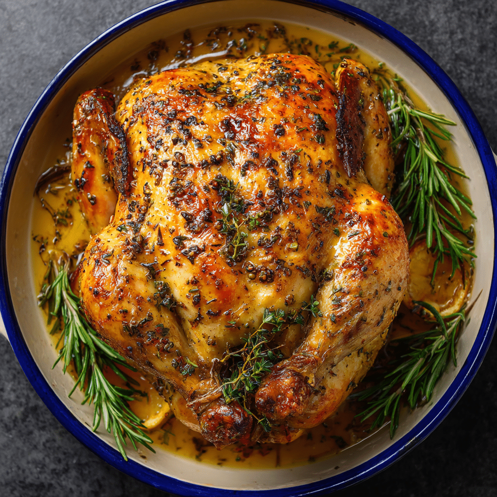 Roasted Chicken with Garlic and Herbs