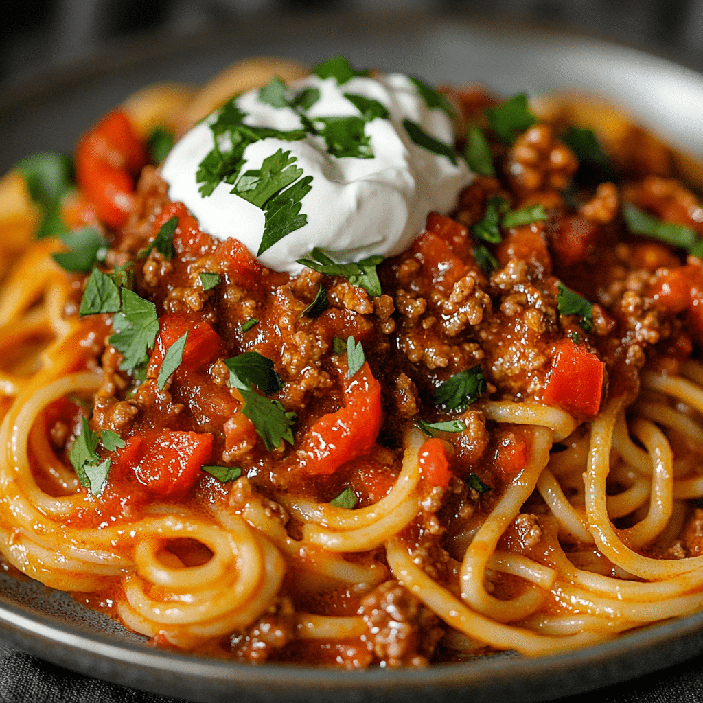 Taco Spaghetti