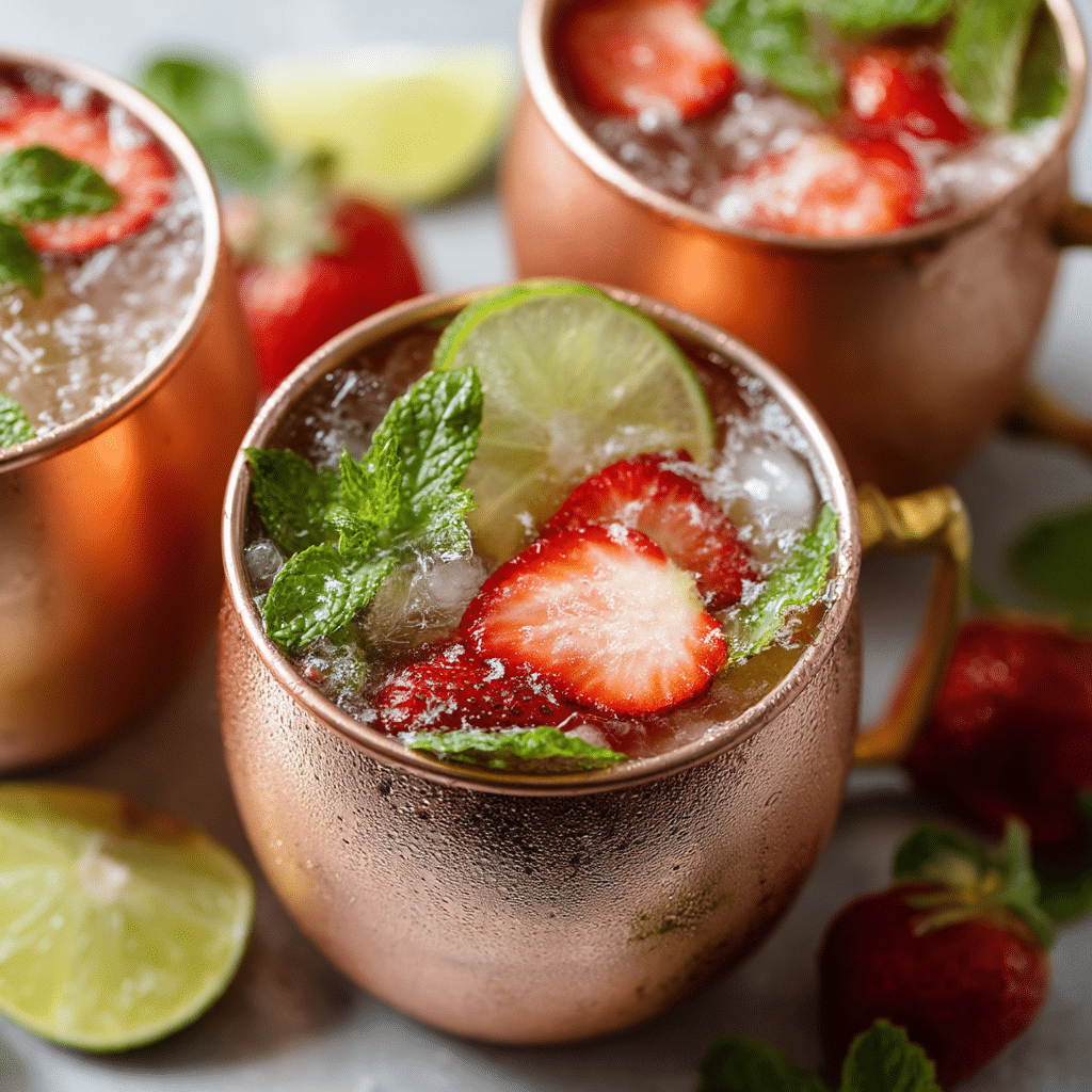 Strawberry Moscow Mule Recipe (Quick + Easy!)