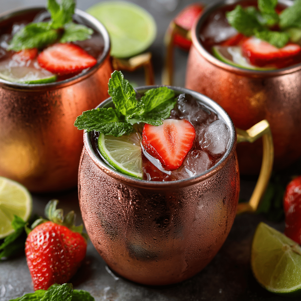 Strawberry Moscow Mule Recipe (Quick + Easy!)