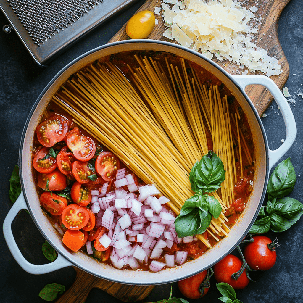 One Pot Spaghetti Recipe