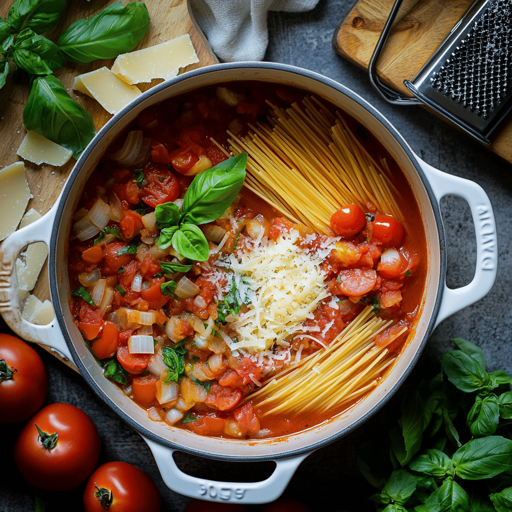 One Pot Spaghetti Recipe