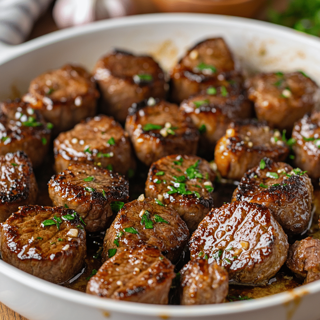 Garlic Butter Steak Bites