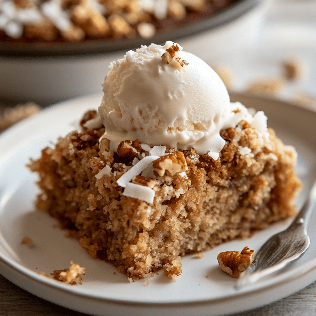 Old Fashioned Oatmeal Cake