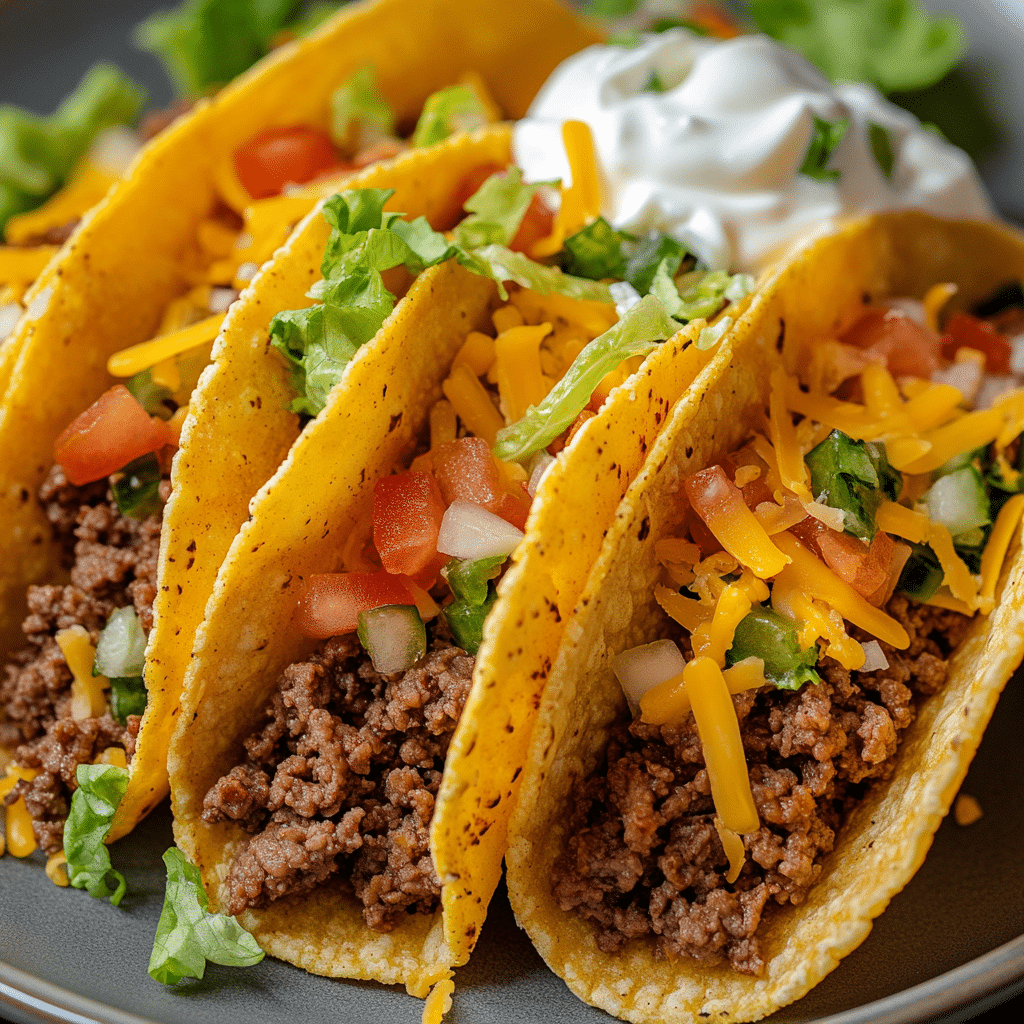 Ground Beef Tacos