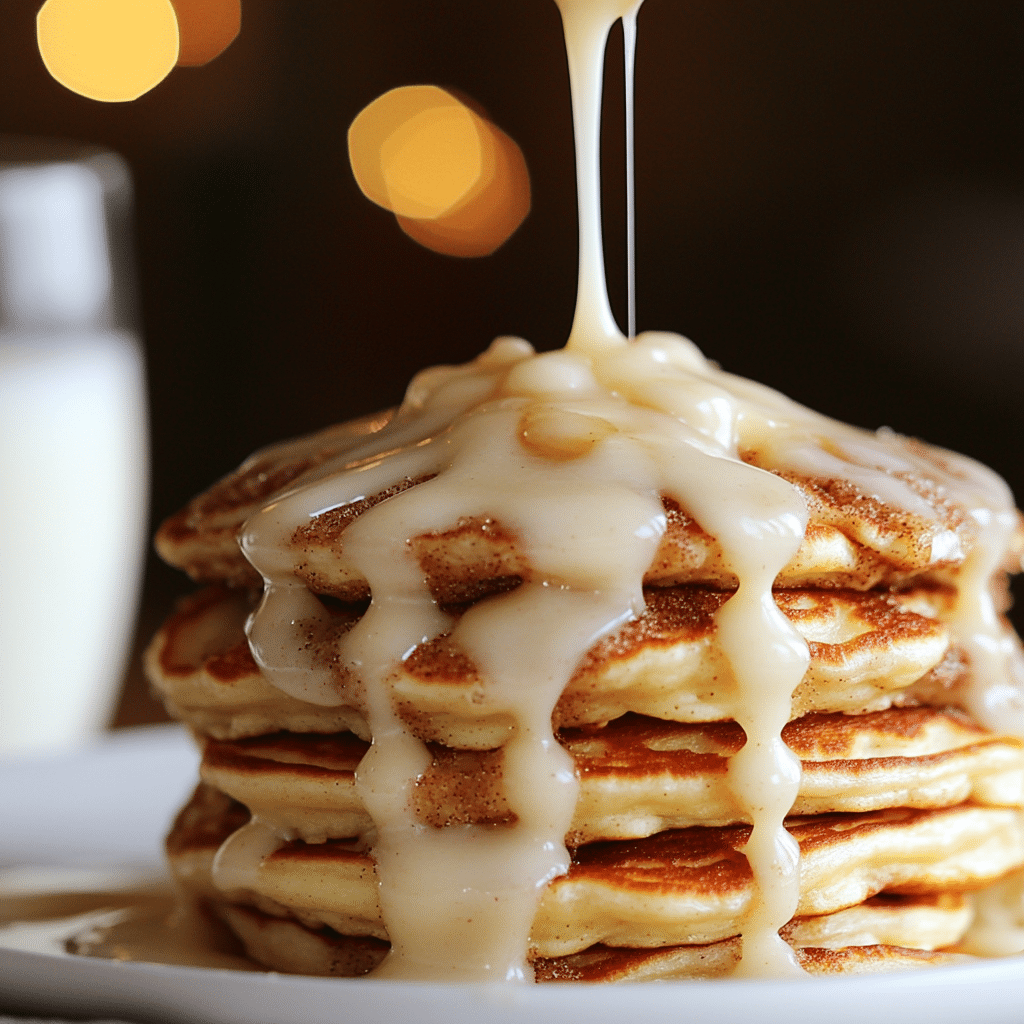 Cinnamon Roll Pancakes