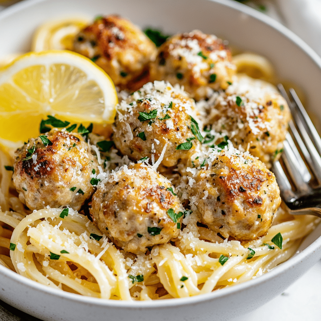 Chicken Piccata Meatballs