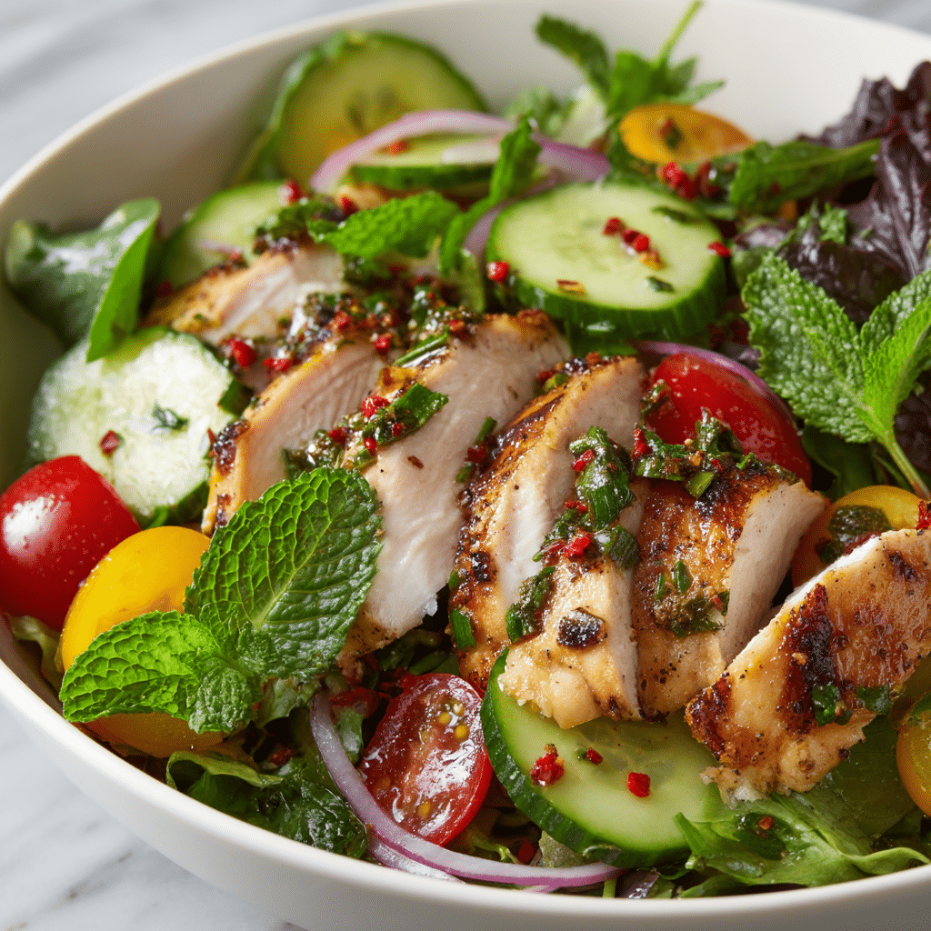 Thai Lemongrass Chicken Salad